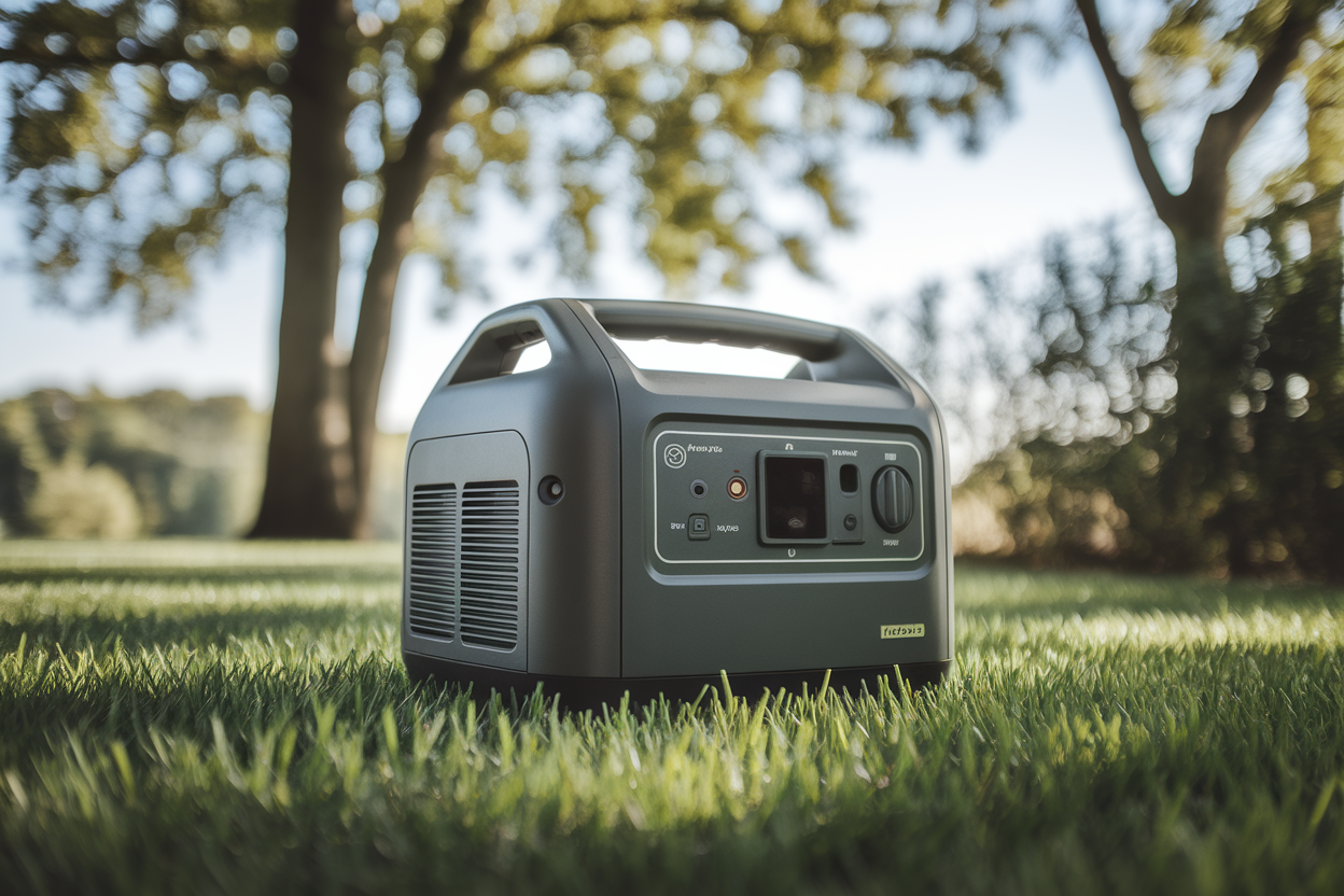generateur-portable-moderne-pelouse