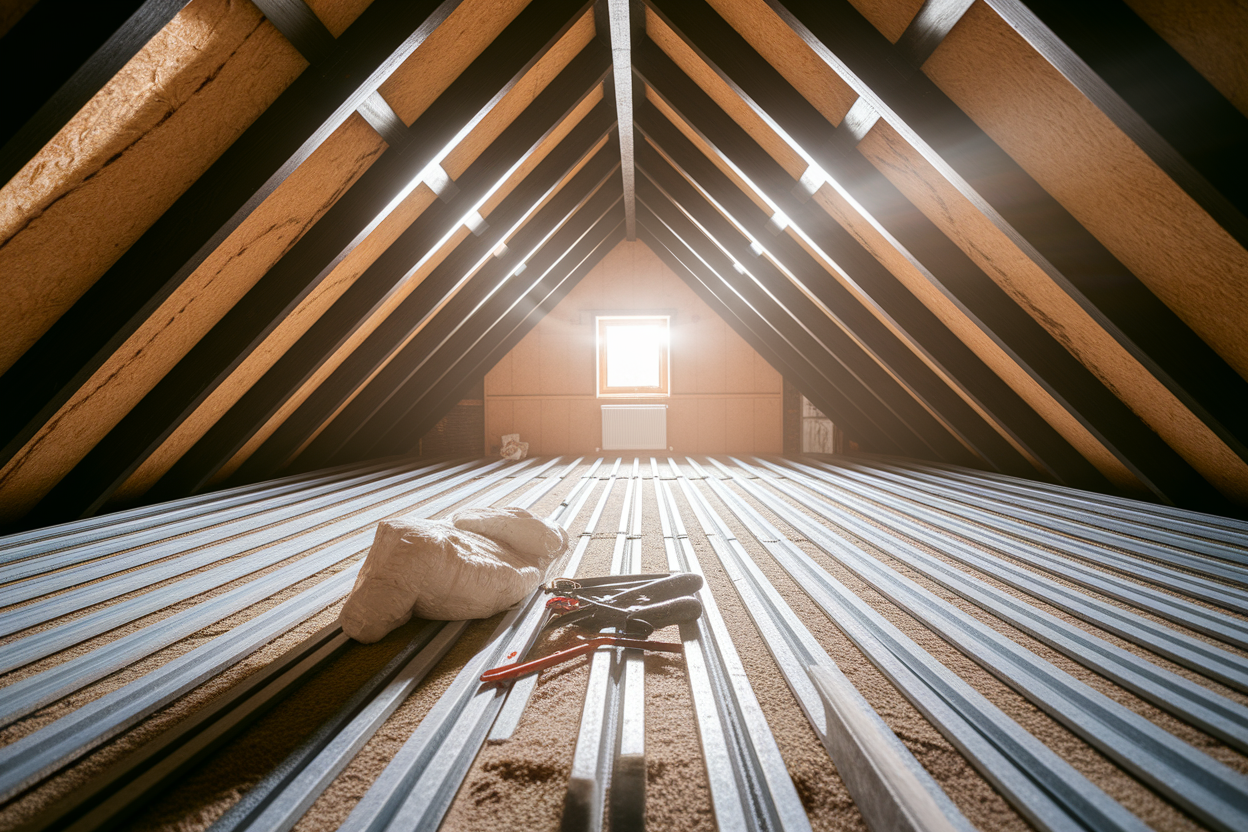 grenier-plancher-renforce-isolation-outils
