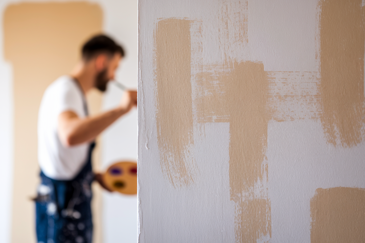 peintre-dos-mur-taches-pinceau