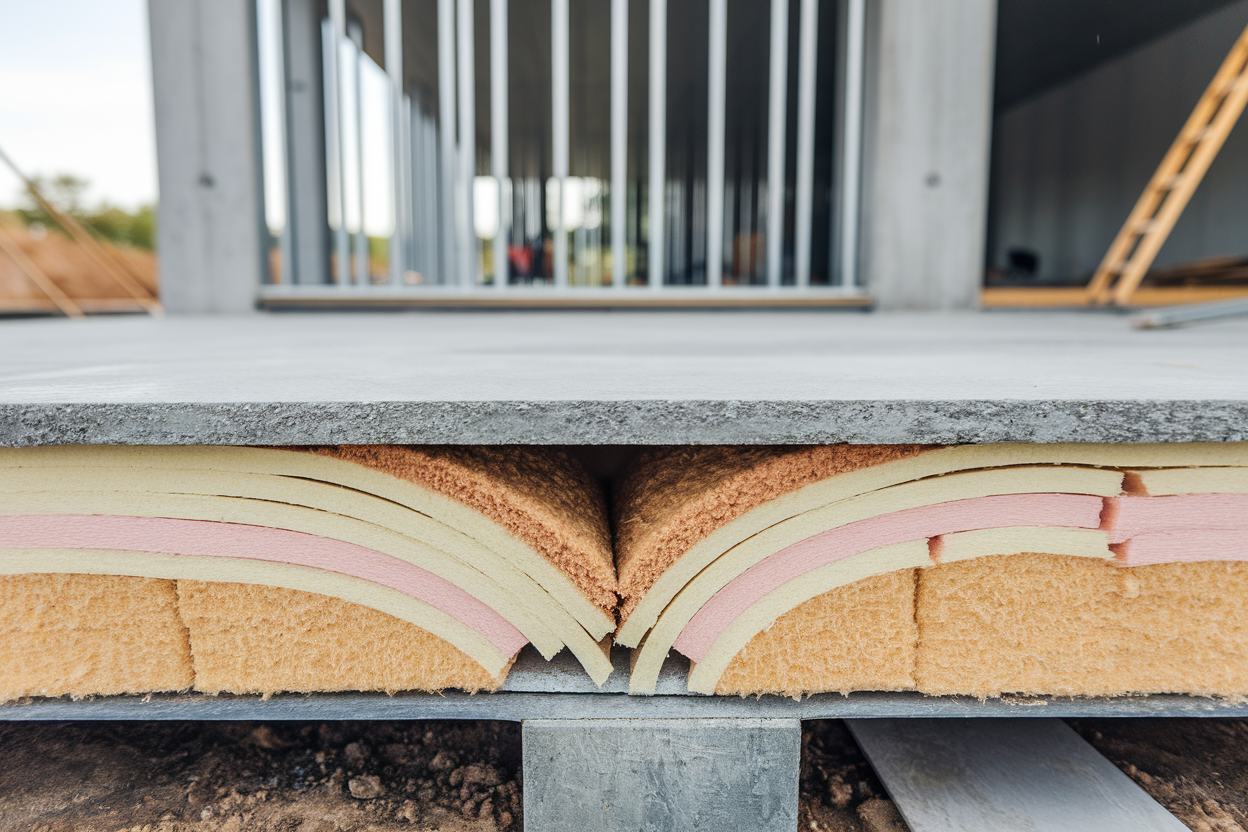 radier-coupe-isolation-couches-chantier